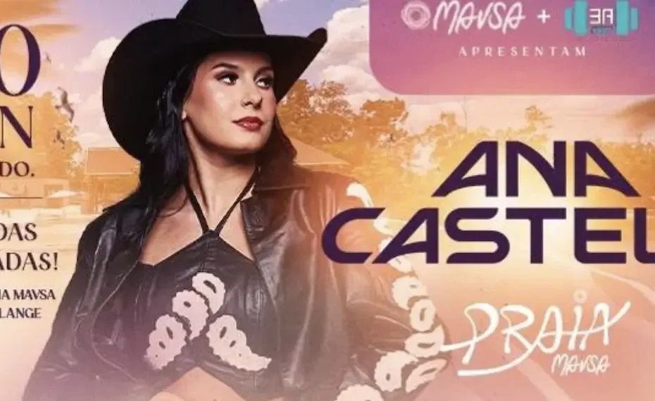 Imperdível. Cante junto e se emocione com os sucessos de Ana Castela em Cesário Lange | Janeiro 2027. Ingressos você encontra aqui.