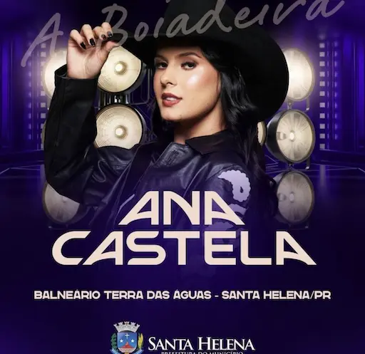 Ana Castela no 59º aniversário de Santa Helena, no Paraná