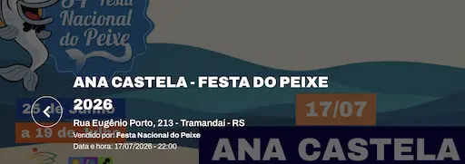 Ana Castela na Festa Nacional do Peixe em Tramandaí