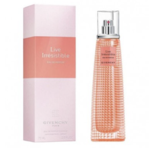 Givenchy Live Irresistible. Esse perfume é doce e frutado, com um toque de especiarias.