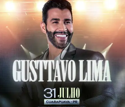 Gusttavo Lima em Garapuava. Ingressos aqui.