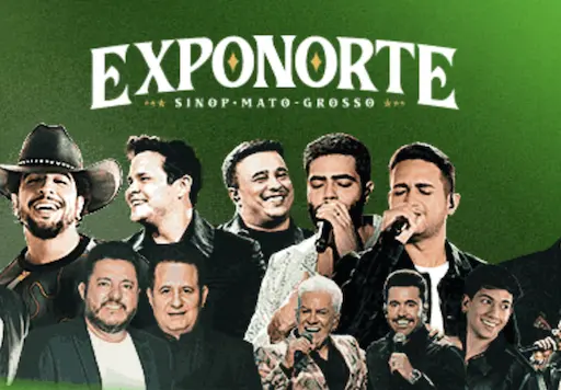Henrique e Juliano na Exponorte, em Sinop. Ingressos aqui.