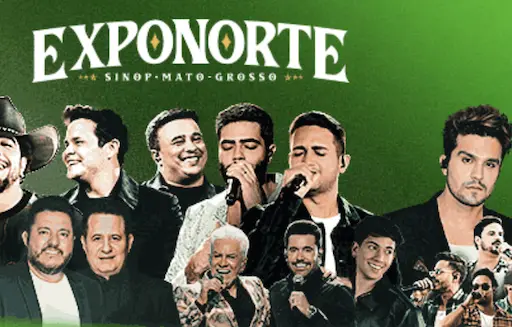 Luan Santana na Exponorte, em Sinop. Ingressos aqui.