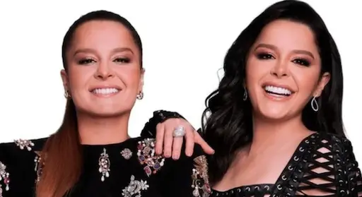 Maiara e Maraísa em evento privado em Goiás.