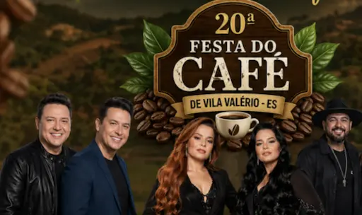 Maiara e Maraísa em Vila Valério na Festa do Café.