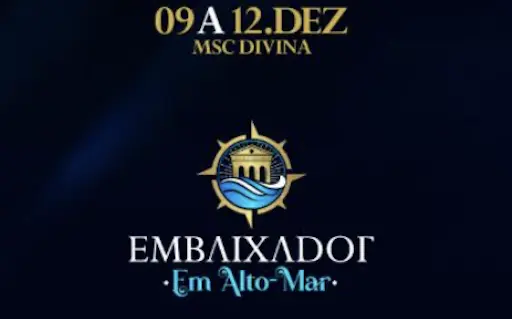 Gusttavo Lima no Navio do Embaixador 2026. Cabines aqui.