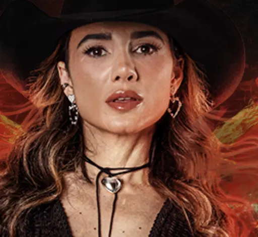 Ana Castela na gravação de DVD de Paula Fernandes